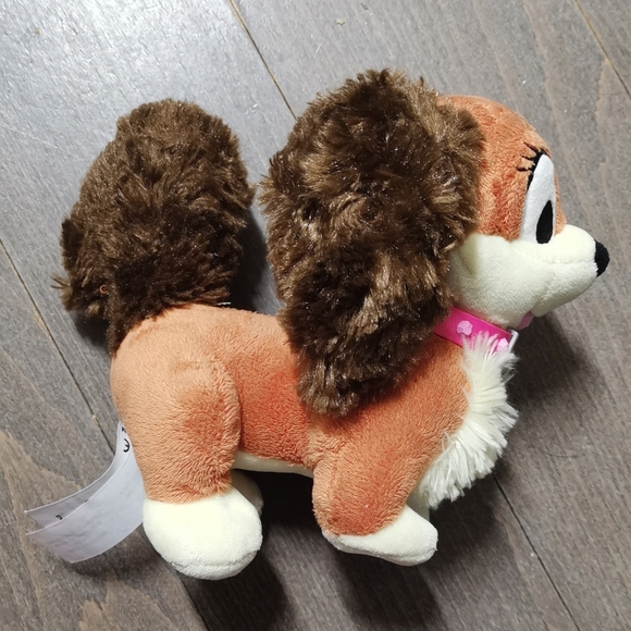 Disney Store Fifi Minnie Mouse Dog Disney Jr Plush Stuffed Animal Toy 6" - Picture 2 of 8